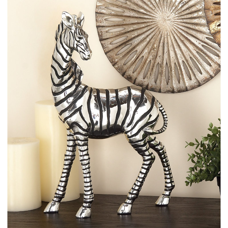 Bloomsbury Market Matamoros Standing Zebra Sculpture Wayfair